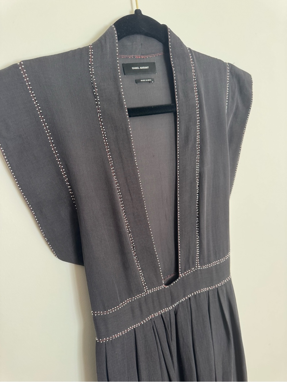 Isabel Marant Mick Bead Silk Maxi - Picture 2 of 2